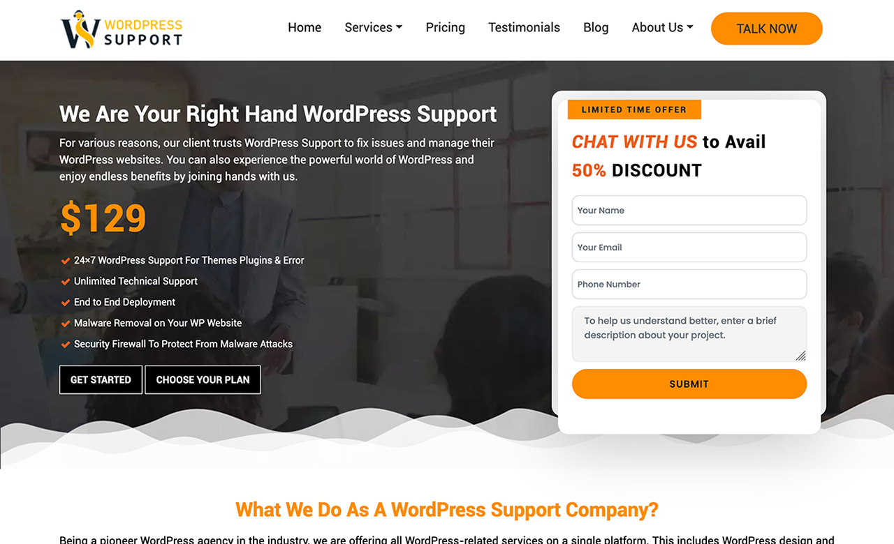Wordpress Support