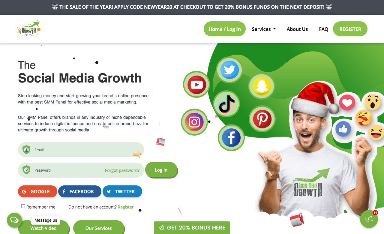The Social Media Growth