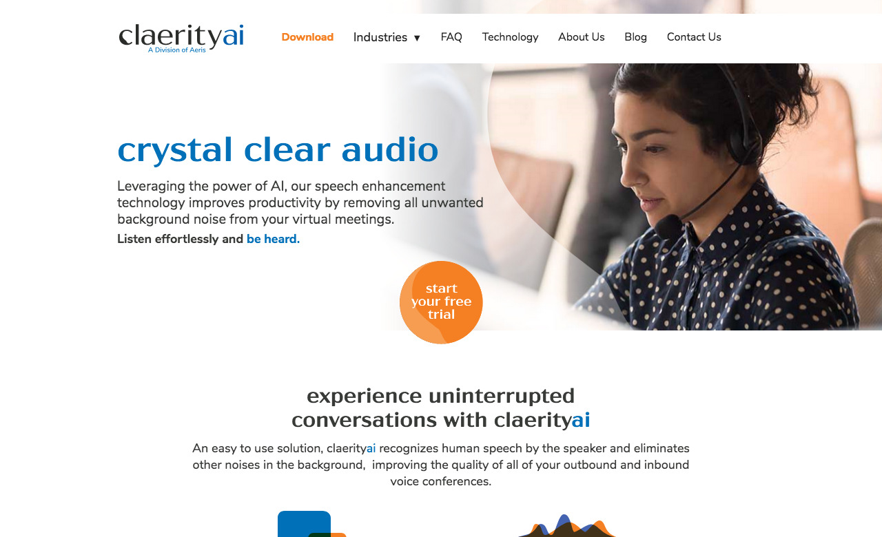 crystal clear audio