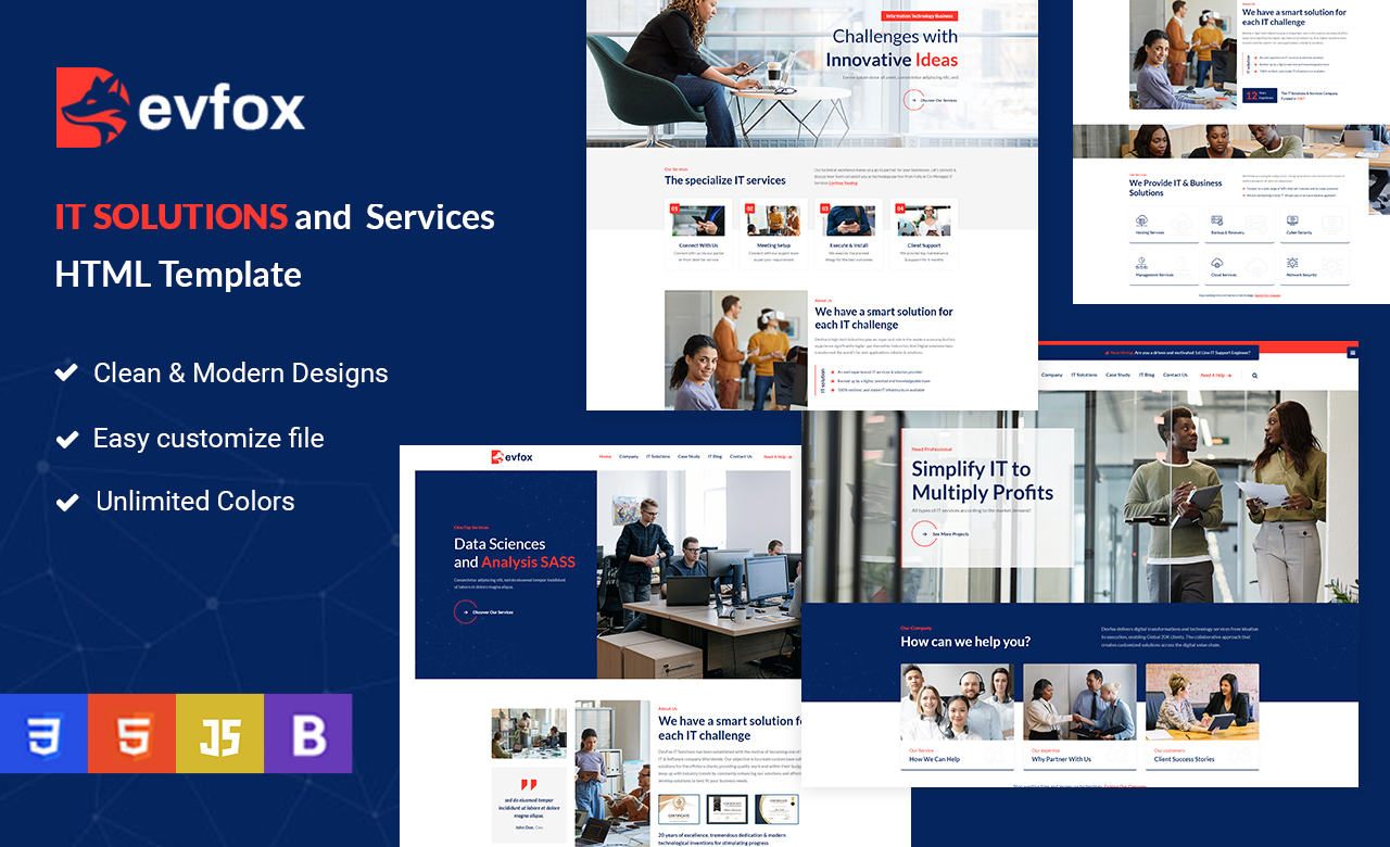 Devfox Technology and IT Solutions HTML Template