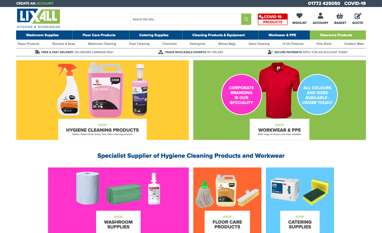 Lixall Hygiene Services and Workwear Ltd