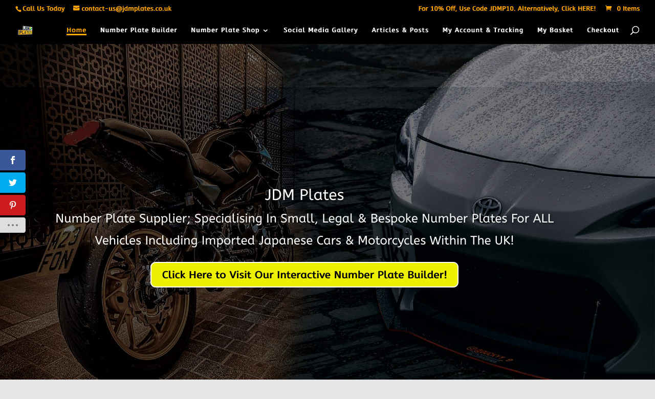 JDM Plates
