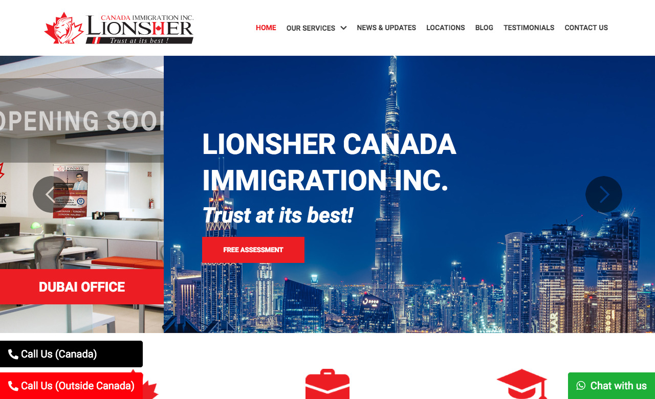 Lionsher Canada Immigration