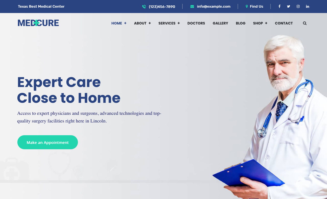 Medcure Health and Medical Care WordPress Theme 
