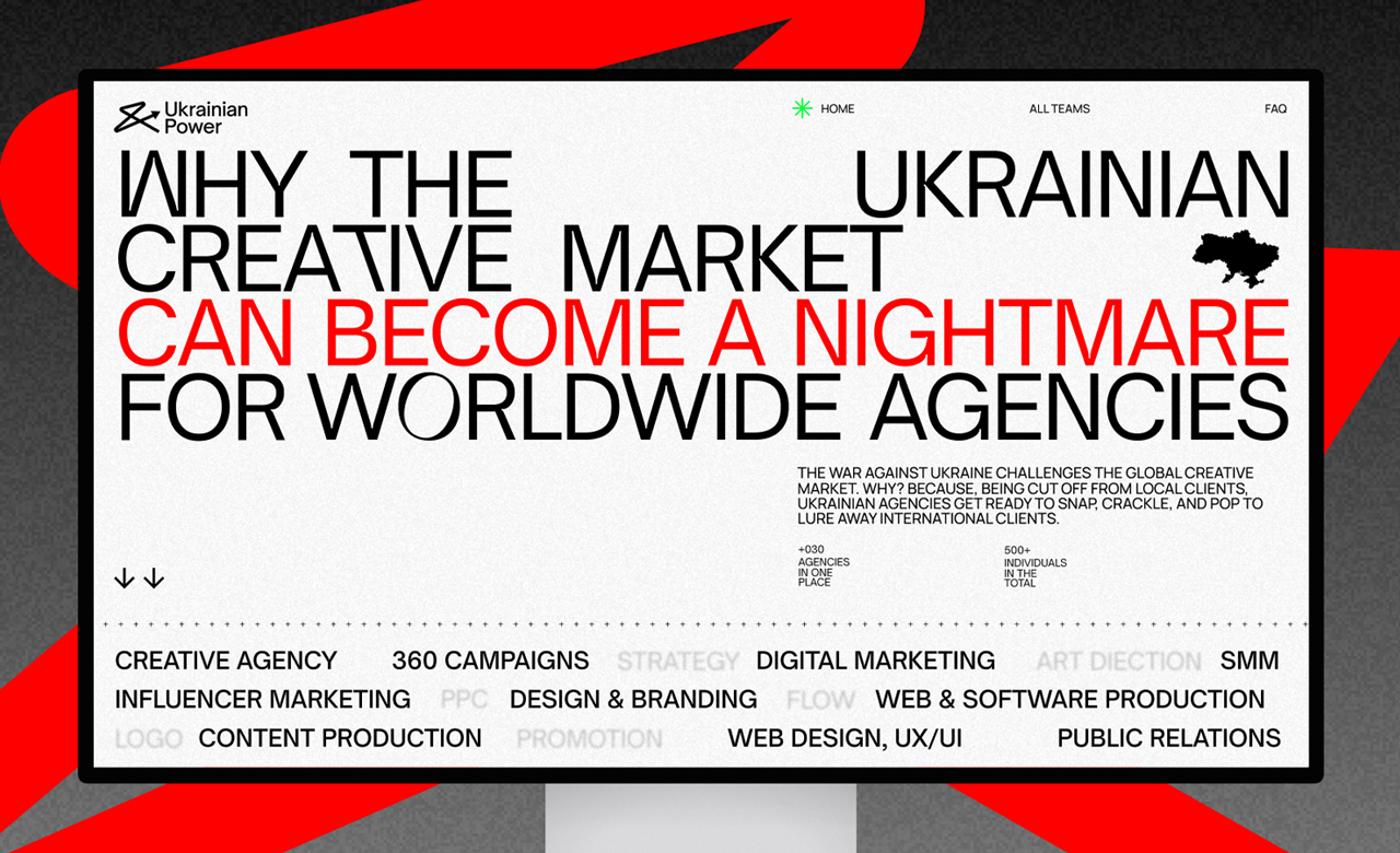 A showcase of Ukrainian agencies