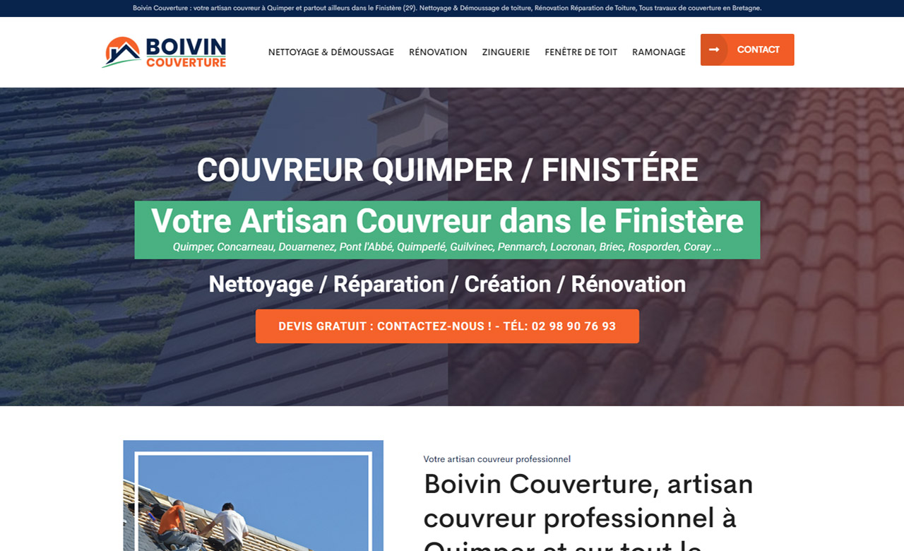 Couvreur Zingueur Quimper