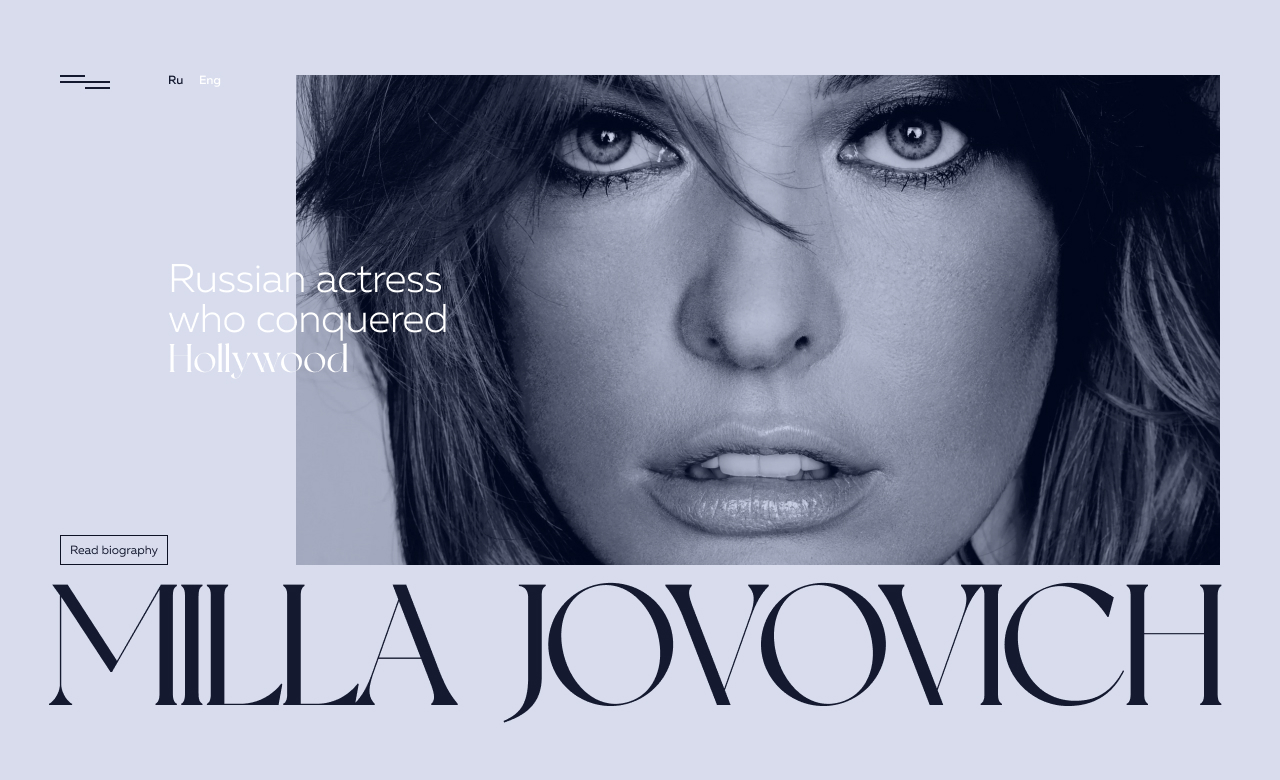 Longread on Milla Jovovich