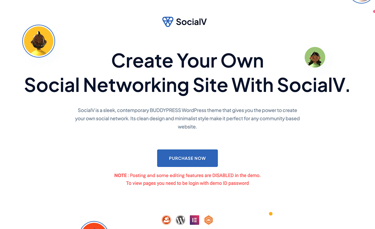 SocialV Social Network Flutter App with BuddyPress Backend