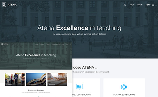 ATENA College University and Campus template