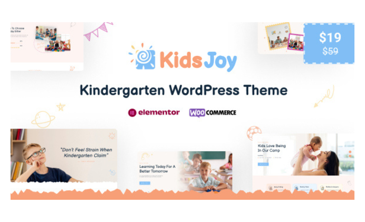 KidsJoy Kindergarten WordPress Theme 