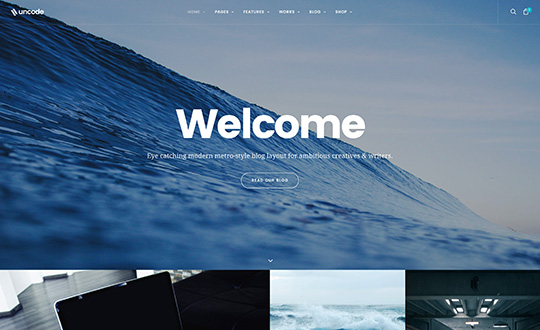 Uncode Creative Multiuse WordPress Theme