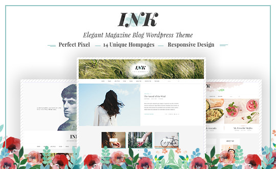 Ink Magazine Blog WordPress Theme