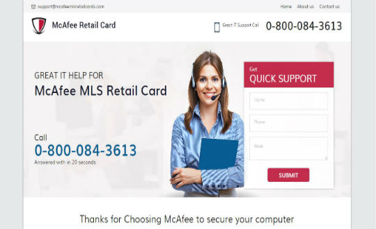 Mcafee MLS Retail Cards