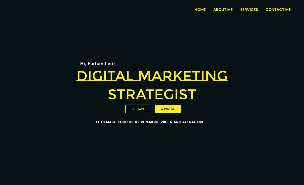 farhan digital marketing strategist