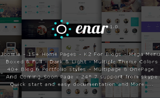 Enar Responsive MultiPurpose Joomla Template