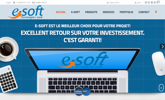 ESOFT inc Creation de sites Web et marketing numerique