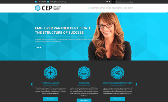 Certificate employer partner