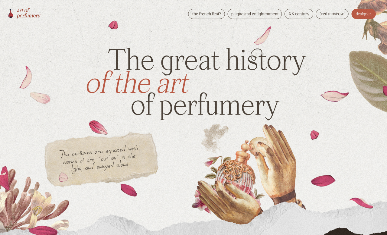The great history of perfumerion