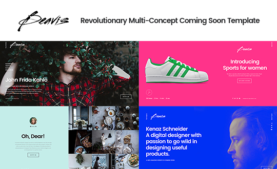 Beavis Multi Concept HTML5 Coming Soon Template