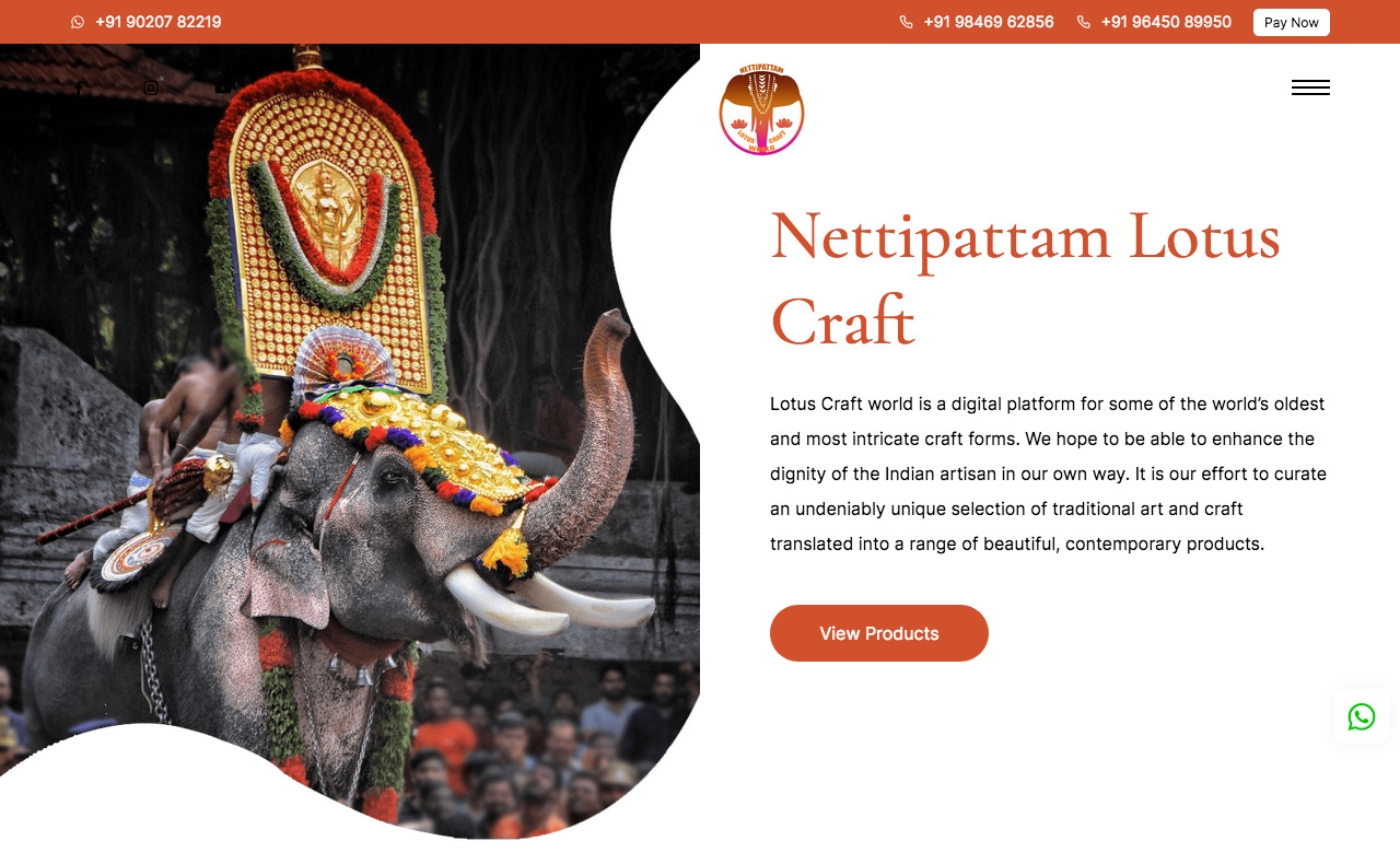 Nettipattam Lotus Craft