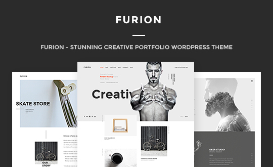 Furion Creative Blog and Portfolio WordPress Theme
