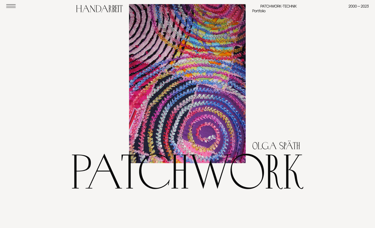 Patchwork Technik Portfolio