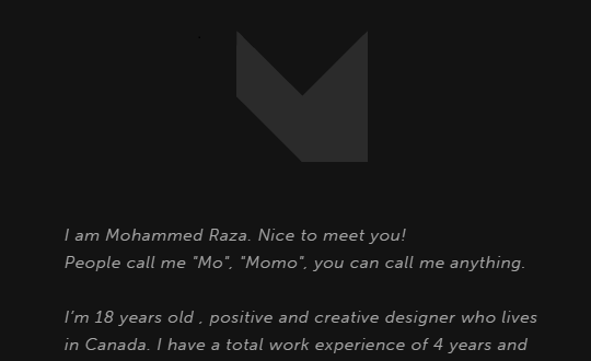 Mohammed Raza is a Designer