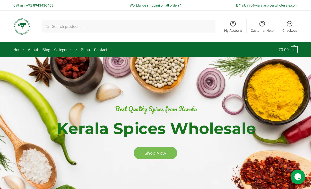 Kerala Spices Wholesale