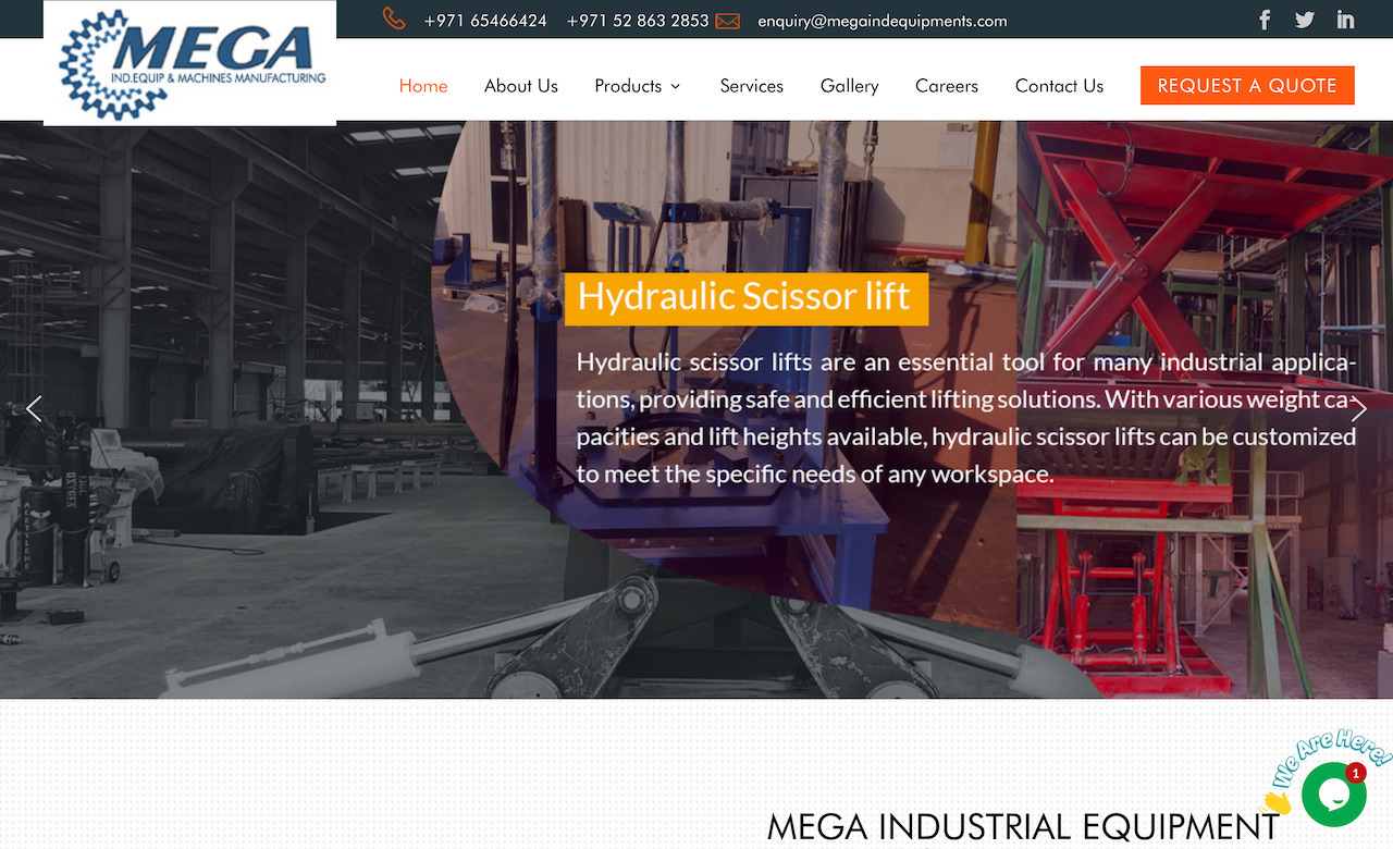 Mega industrial equipment