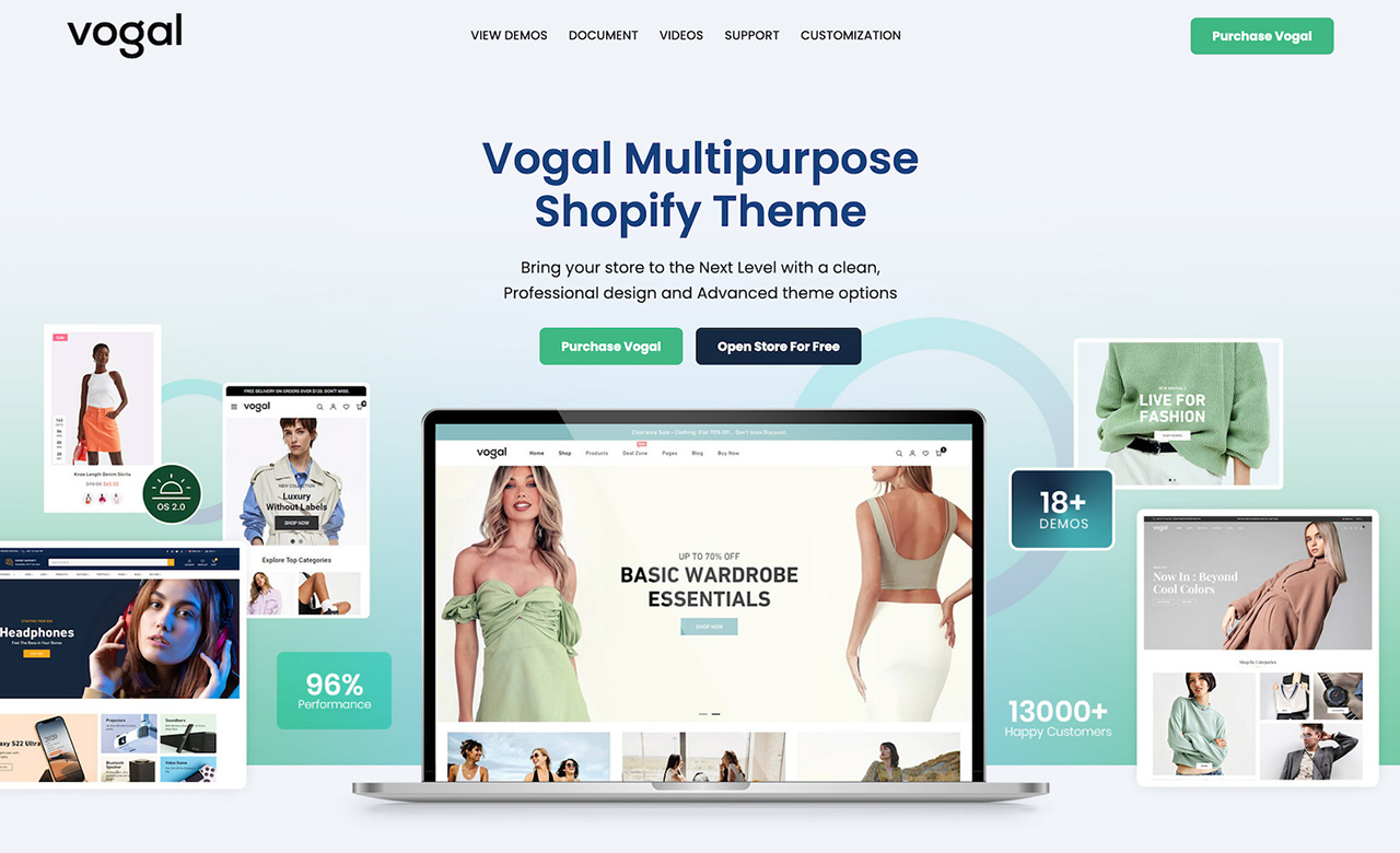 Vogal Multipurpose Shopify Theme
