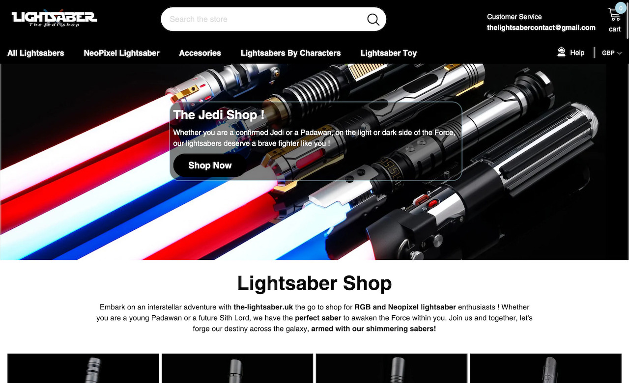the lightsaber
