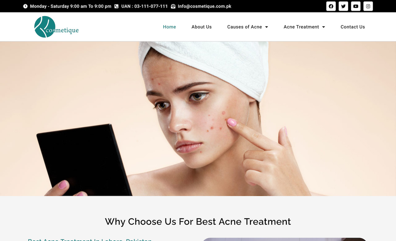 Cosmetique Acne Treatment