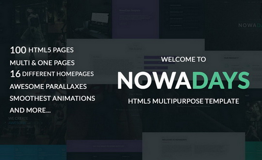 NowaDays Multipurpose One Multipage Creative Theme