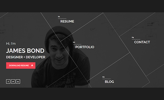 Hello Personal Resume Template