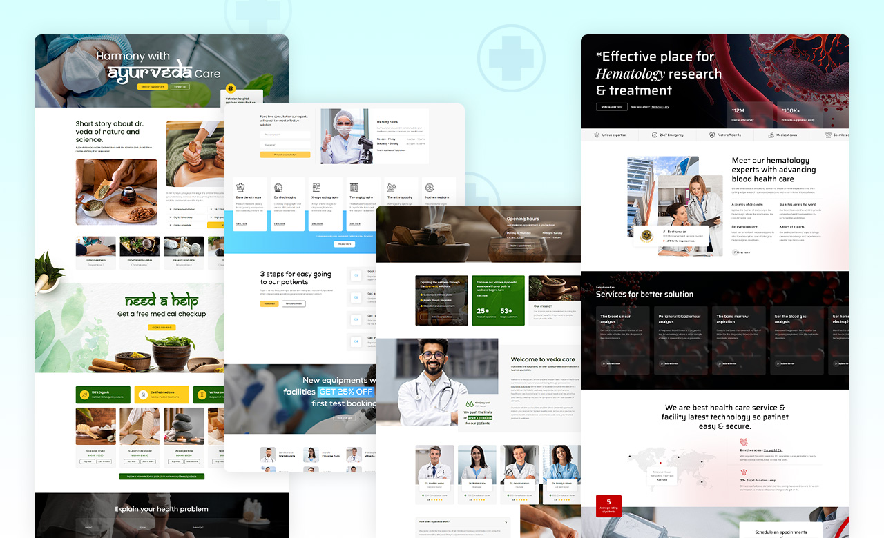 Medisat Health and Medical HTML Template
