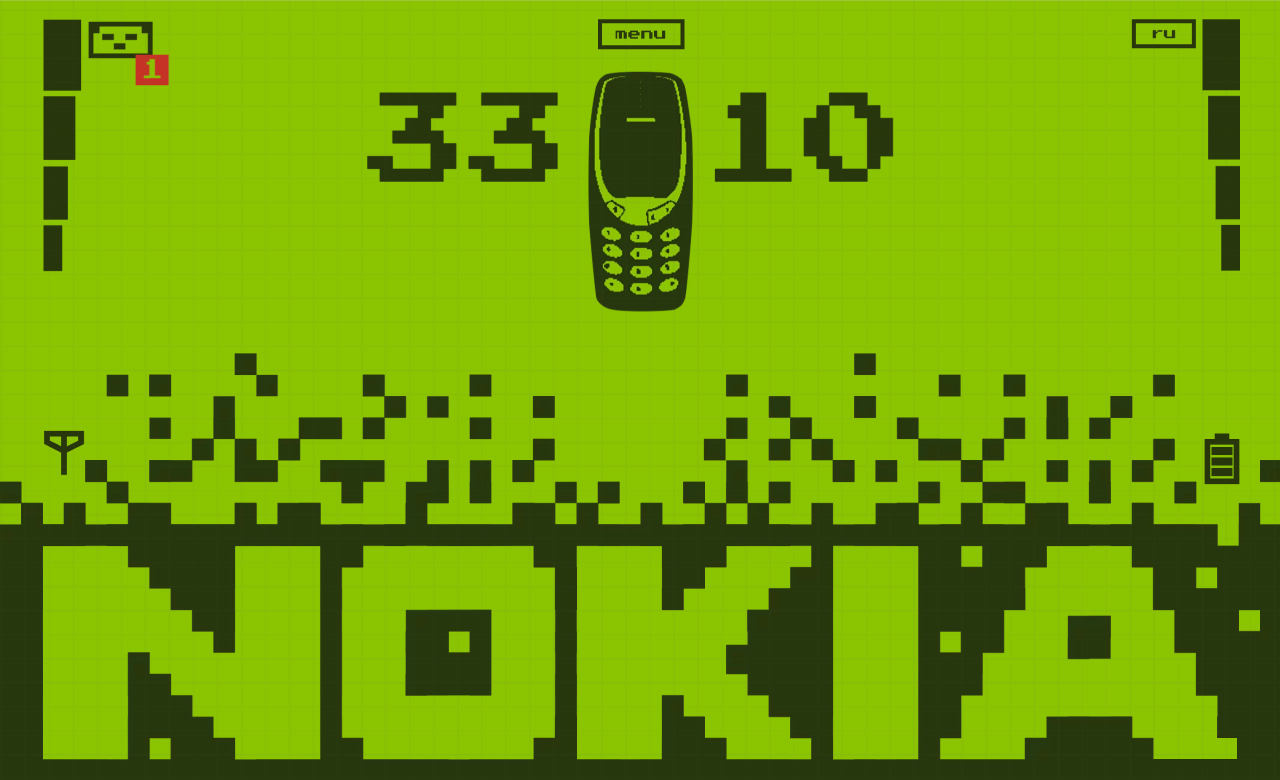 Nokia 3310 tribute website