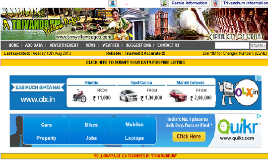 Trivandrum Yellowpages