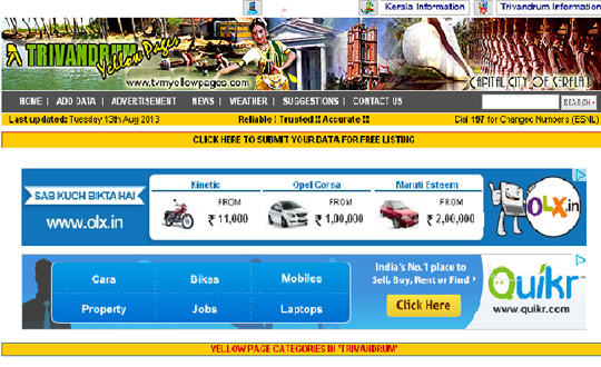 Trivandrum Yellowpages