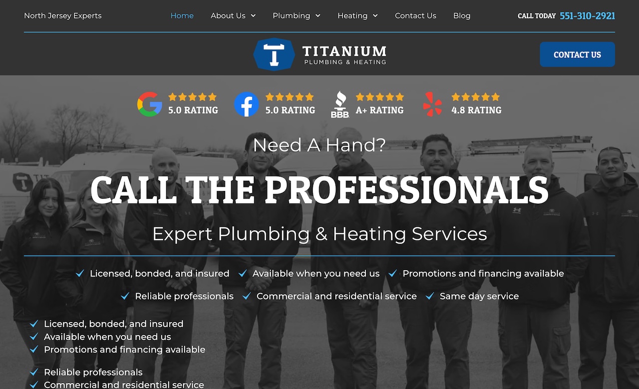 Titanium Plumbing and Heating