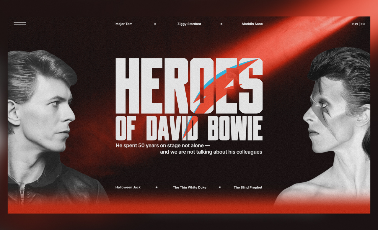 Heroes of David Bowie