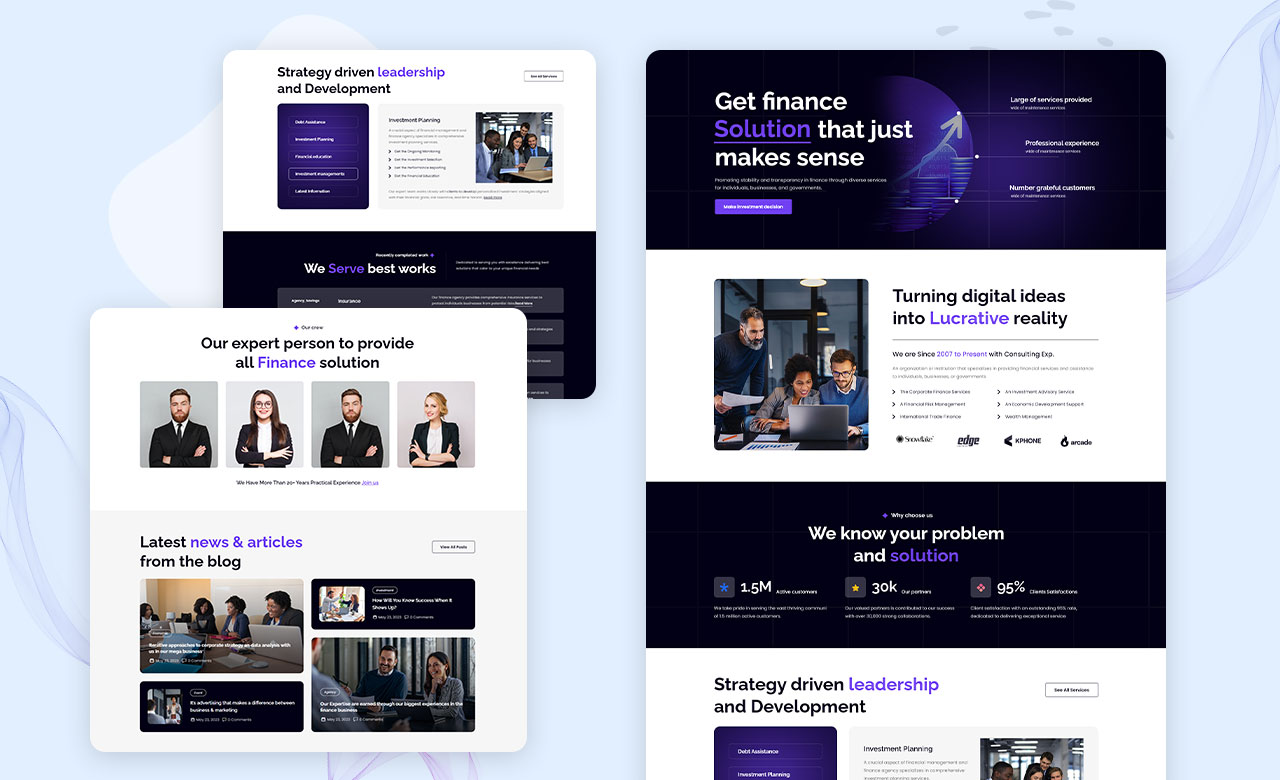 Finance Agency WP Theme