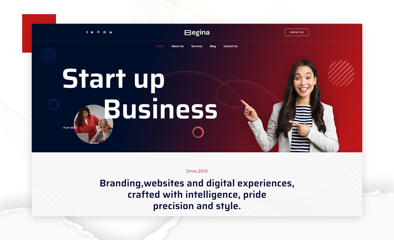 Start Up Agency WP Theme