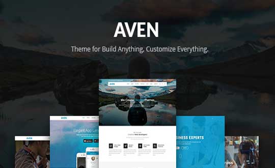 Aven  Feature Packed Multi Use Theme 