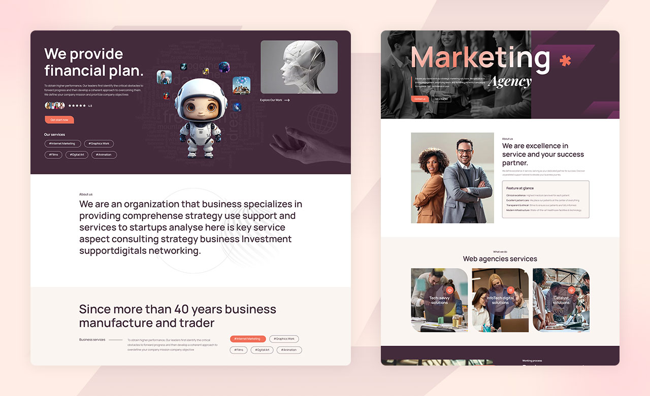 Bizcorp Business Finance Website Template