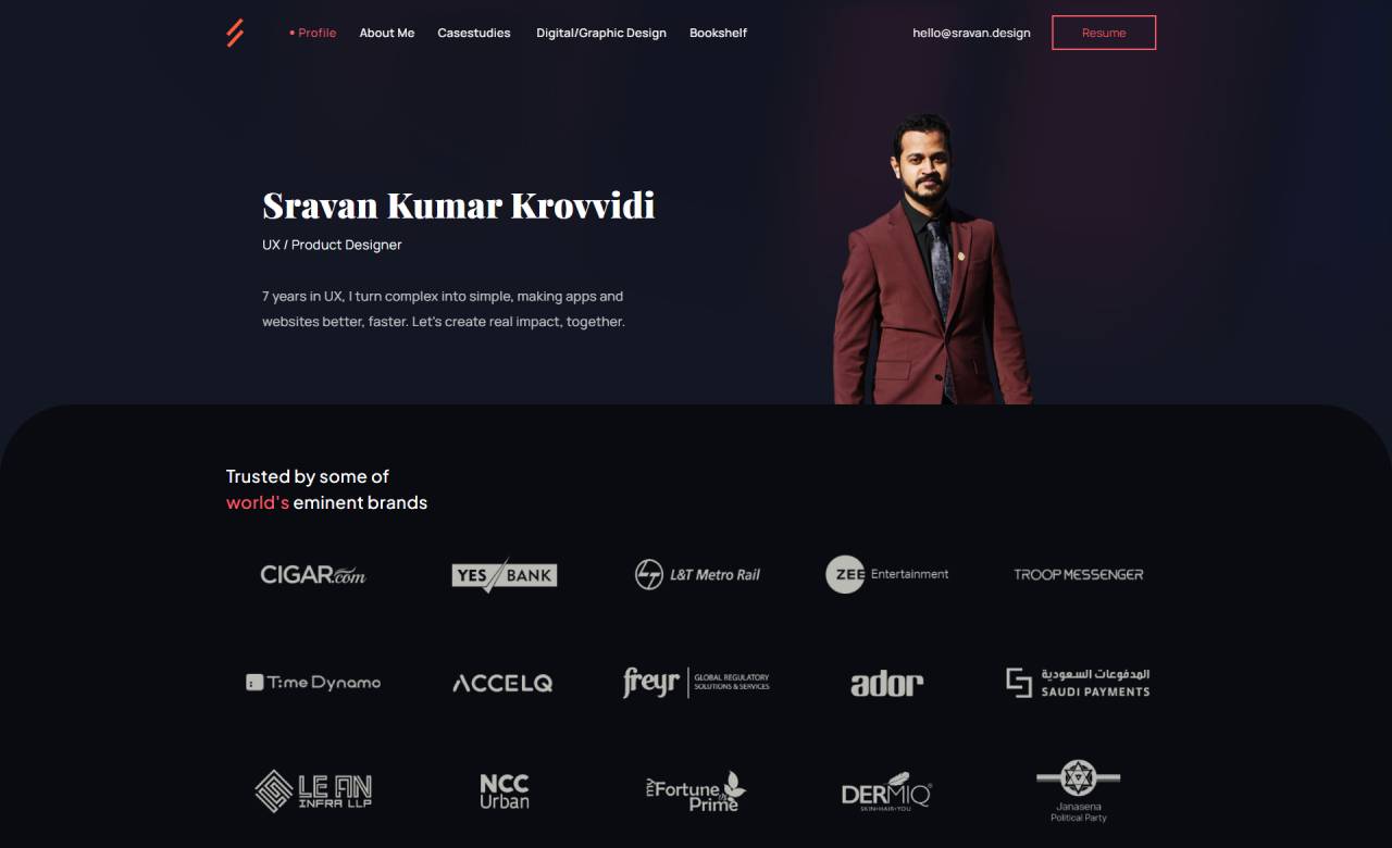 Sravan Portfolio