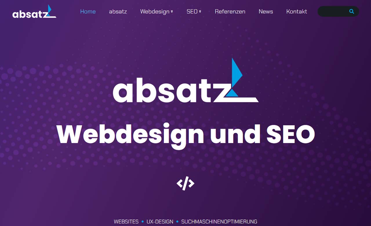 absatz Webdesign und SEO