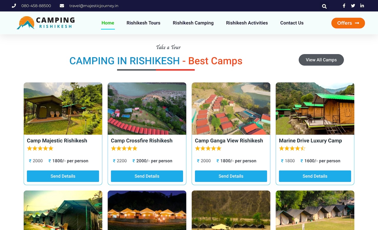 Camping in Rishikesh