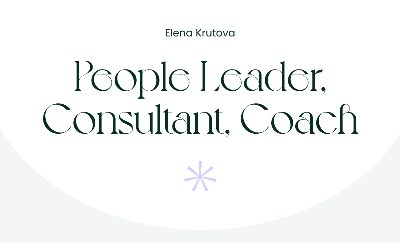 Elena Krutova coach