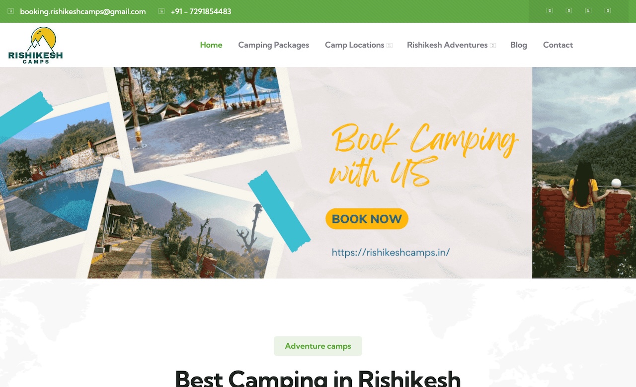 Camping in Rishikesh