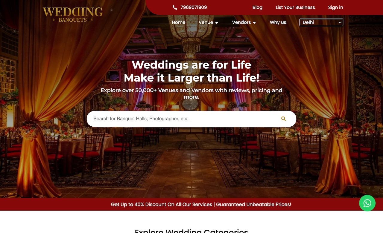 wedding banquets